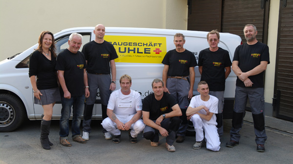 Das Team vom Baugeschäft Uhle